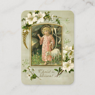 Ressurreição da Páscoa Cartões Sagrados Oração Pas