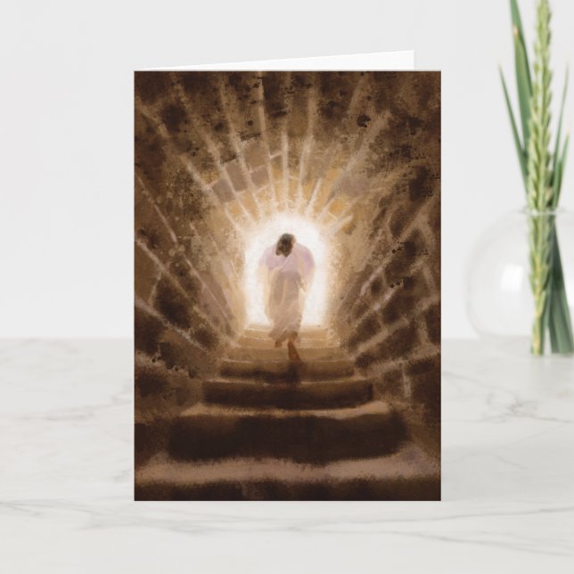 Ressurreição de cartões do Jesus Cristo (Frente)