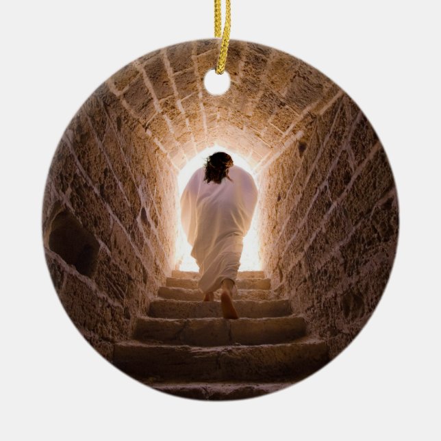 Ressurreição do ornamento de Jesus Cristo (Frente)