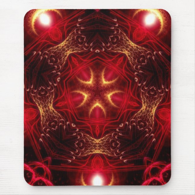 Restaro Fractal Geometru Fractal Art Mousepad (Frente)