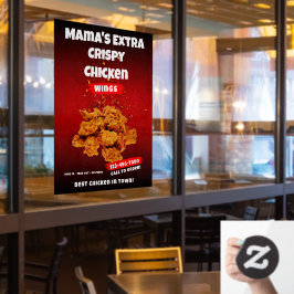 Restaurante de Asa de Frango Personalizado Grande
