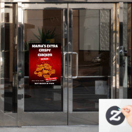 Restaurante de Asa de Frango Personalizado Grande