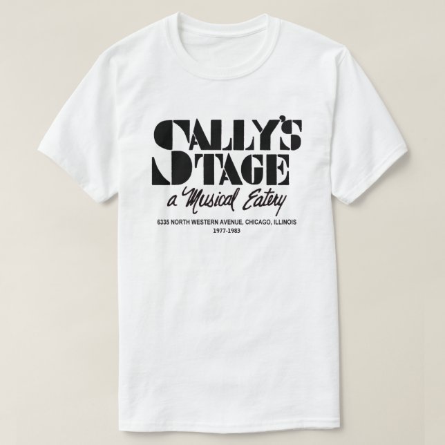 Restaurante do Palco de Sally, Chicago, camiseta I (Frente do Design)