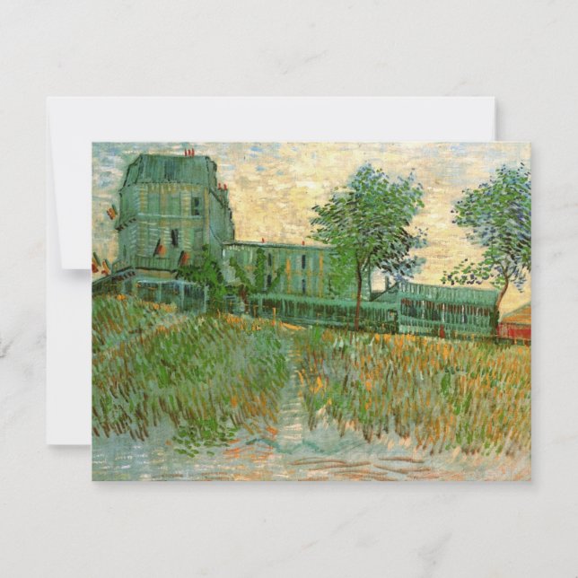 Restaurante Sirene, Asnières por Vincent van Gogh (Frente)