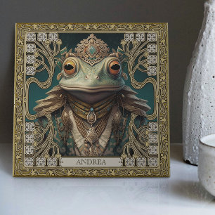 Retábulo de Arte Tribal Espírito Sapo Personalizáv