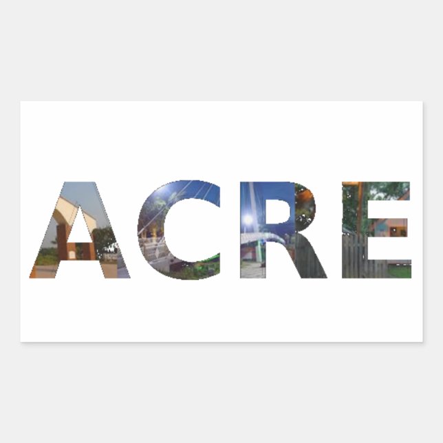 Retangular Adesivo Acre (Frente)