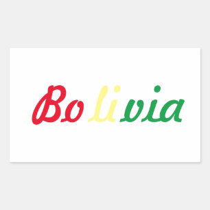 Retangular Adesivo Bolivia