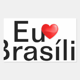 Retangular Adesivo  Brasília Brasil