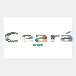 Retangular Adesivo Ceará 