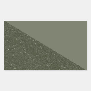 Retangular Adesivo com Textura Diagonal Verde Musgo