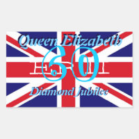 adesivo da Rainha Elizabeth Diamond Jubilee