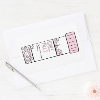 Retangular adesivo de comprimido