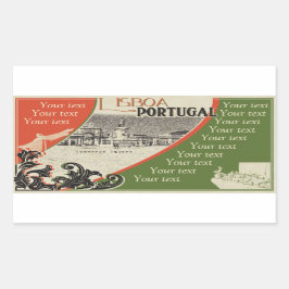 Retangular Adesivo de Lisboa