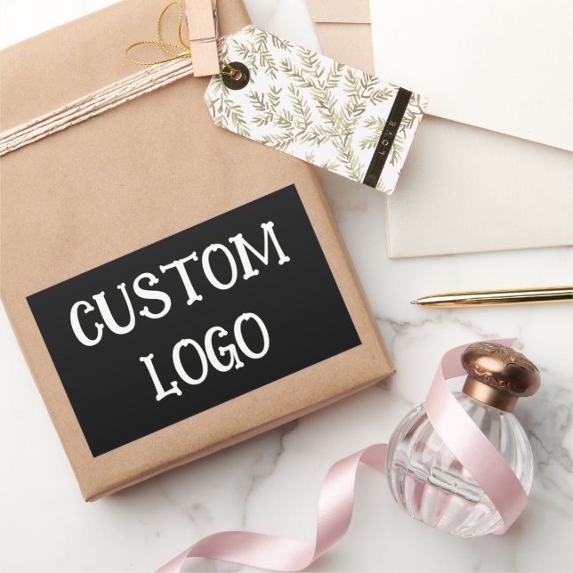 Retangular Adesivo de logotipo personalizado (Presentear)