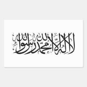 Retangular Adesivo de Sinalizador do Afeganistão