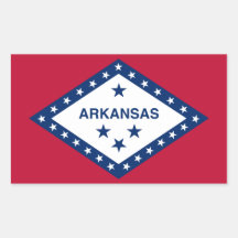 Adesivo de Sinalizador do Estado do Arkansas