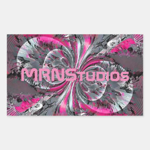 Retangular Adesivo de triângulo de sinais mistos