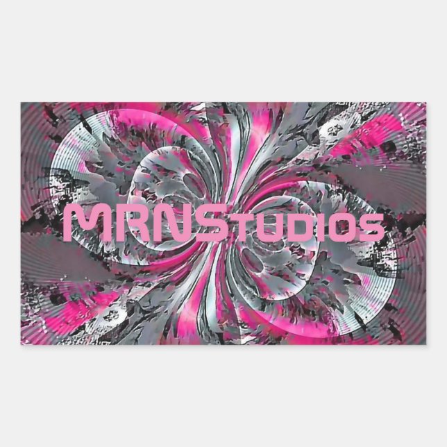 Retangular Adesivo de triângulo de sinais mistos (Frente)