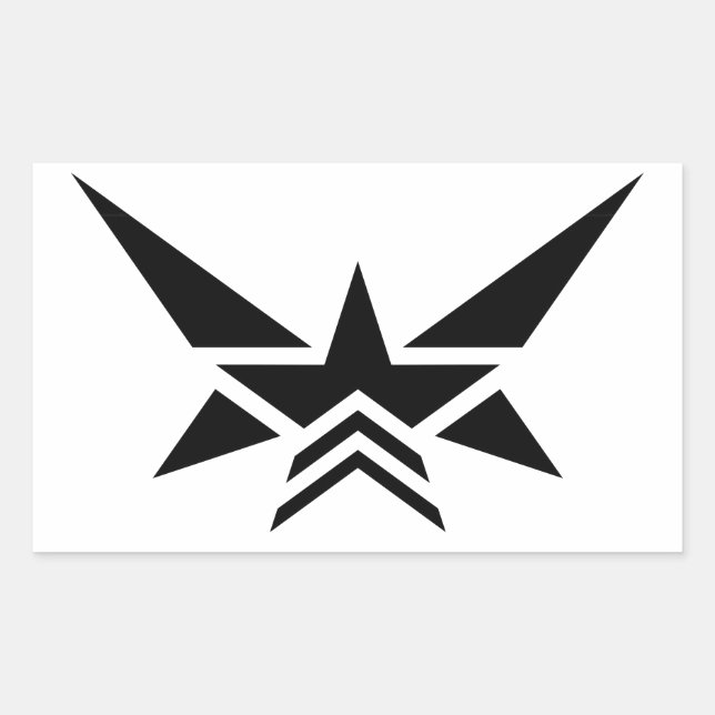 Retangular Adesivo do Comandante da Starcom Wing (Frente)