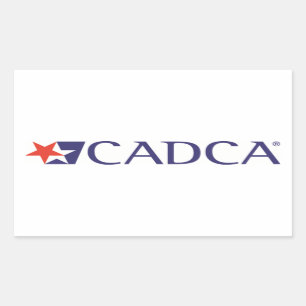 Retangular Adesivo do logótipo CADCA