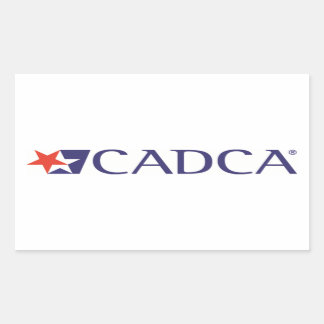 Retangular Adesivo do logótipo CADCA