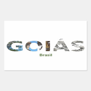 Retangular Adesivo Goiás