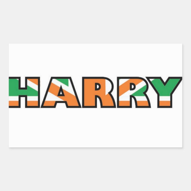Retangular adesivo Harry Styles (Frente)