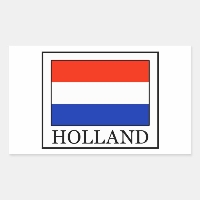 Retangular adesivo Holland (Frente)
