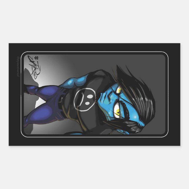 Retangular adesivo KAOS 2012 (Frente)