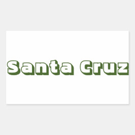 Retangular Adesivo Santa Cruz