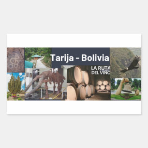 Retangular Adesivo Tarija Bolivia