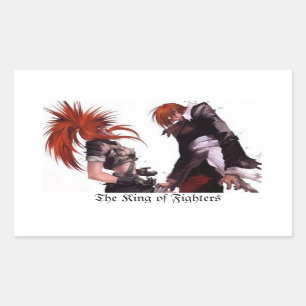 Retangular Adesivo the king of fighters