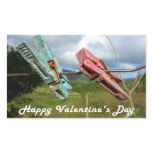 Feliz dia de os namorados adesivo