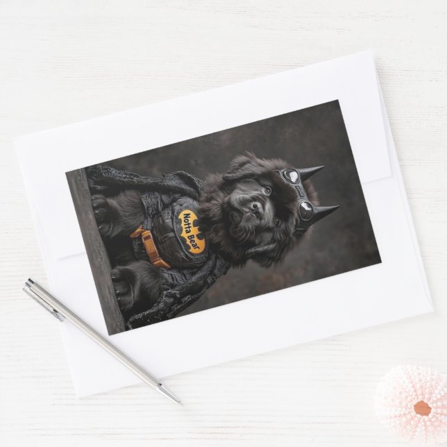 Retangular O adesivo do Bark Knight (Envelope)