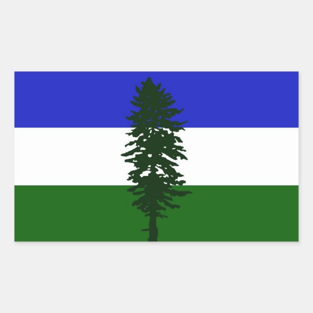 Retangular O adesivo Doug (Frente)