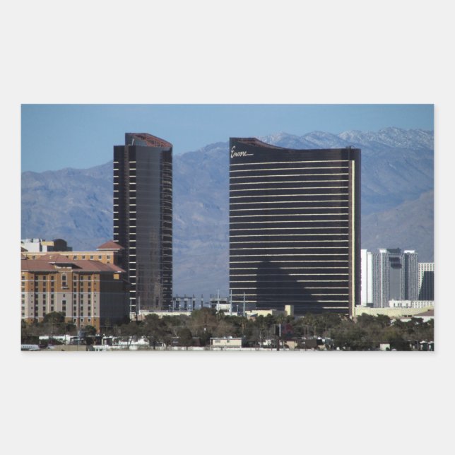 Retangular Wynn e Encore no adesivo Wynn (Frente)