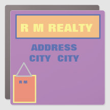 Retângulo CAR MAGNET 7 x 7