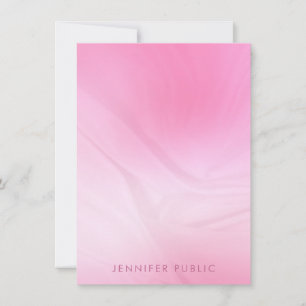 Retângulo de Modelo moderno rosa elegante com tend