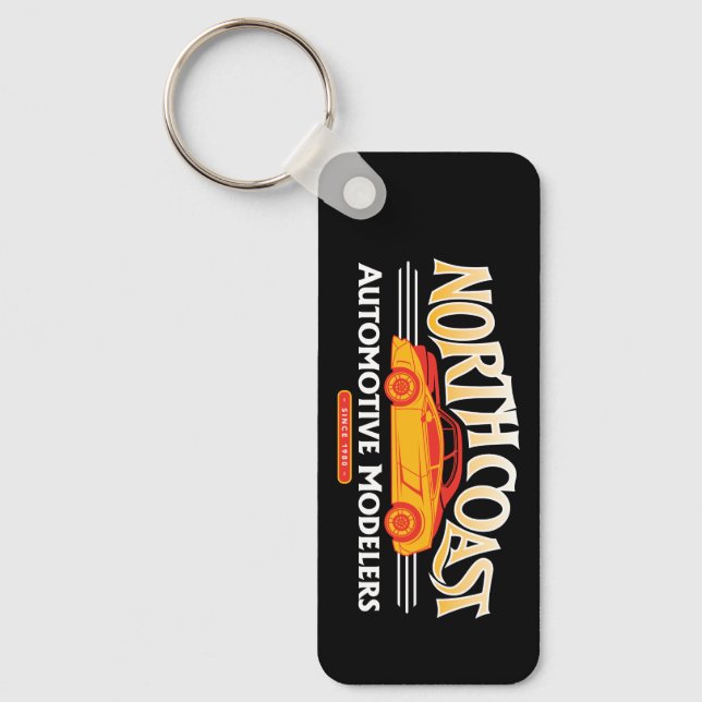 Retângulo metálico Chaveiro NCAM (Frente)