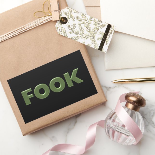 Retângulo preto de espuma adesivos grandes (Presentear)