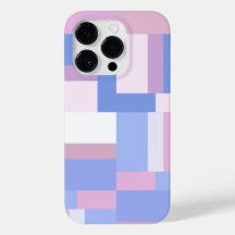 Retângulos Geométricos de Bloco de Cores - Rosa e