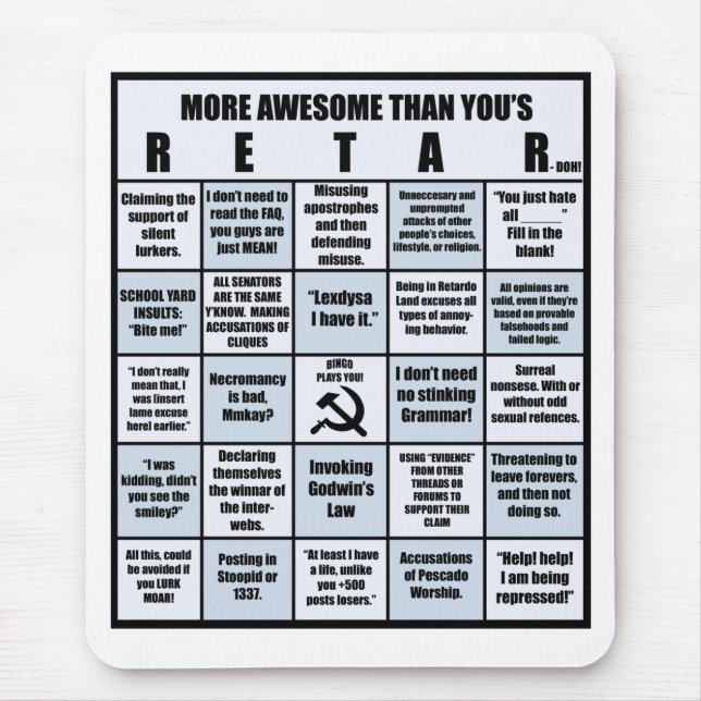 RETAR-dó Mousepad - personalizado - personalizado (Frente)