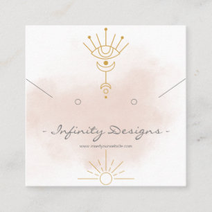 Retentor de cartão de visita e Colar