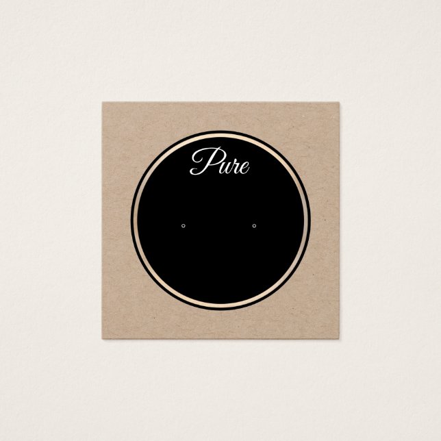 Retentor de Exibição de Estudo de Círculo Kraft Si (Frente)