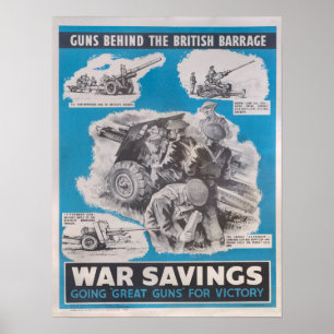 Retirada do poster de guerra britânico.