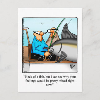 Retirada Engraçada Humor Cartão postal "Espectickl