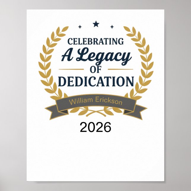 Retirement Poster (Frente)