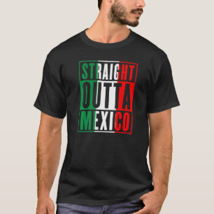 Reto de México Camiseta Mexicana Vermelha Branca V