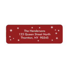 Retornando as Luzes de Brilho Etiquetas de Endereç