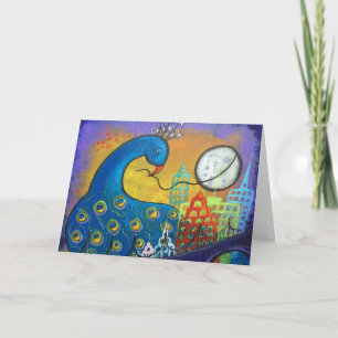 Retornando o Pavão Noturno no Cartão Municipal